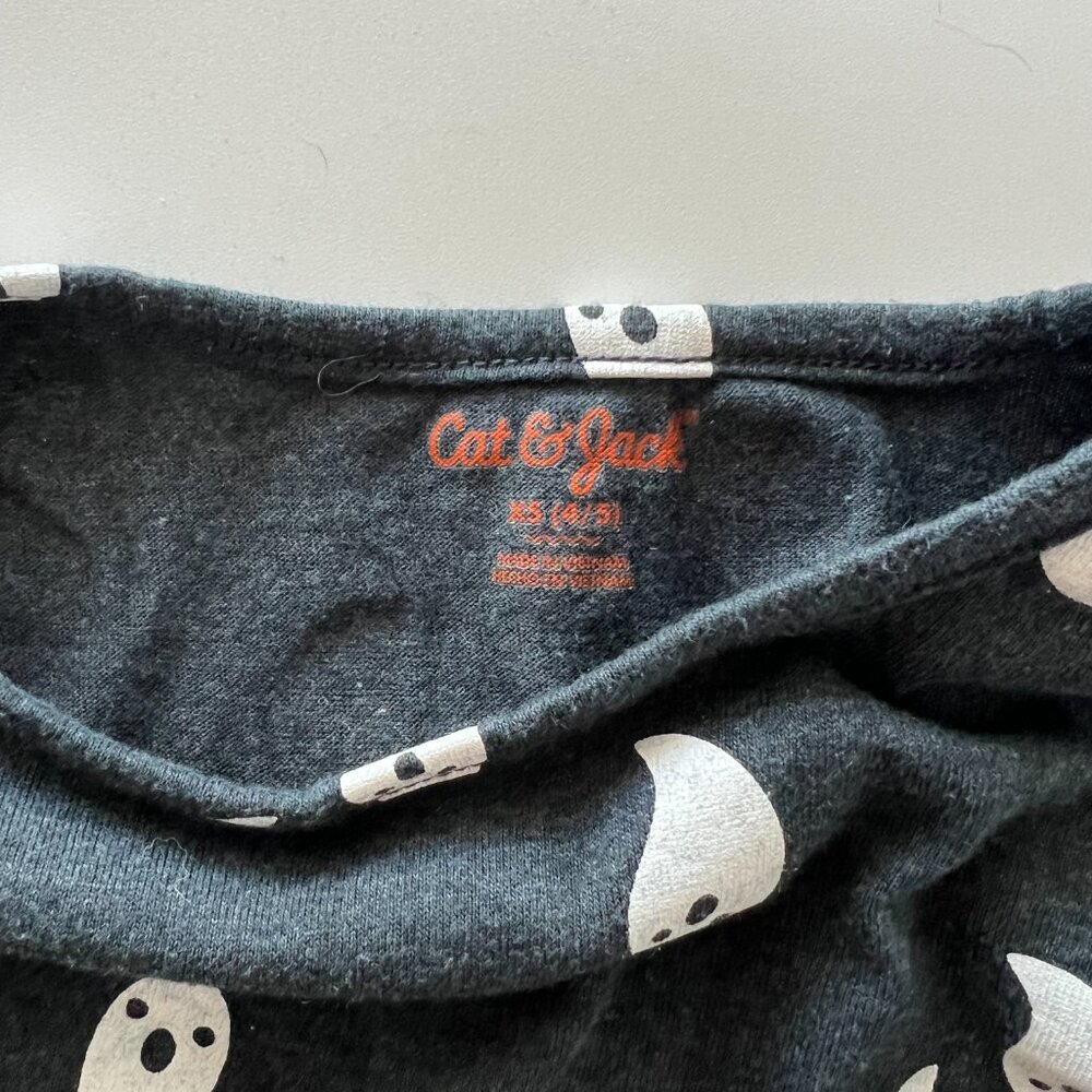 Girls xs 4/5 cat & jack gray halloween ghost dress - Picture 4 of 4